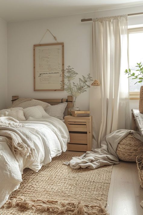 29 Scandi Boho Girls Bedroom Ideas to Create a Dreamy Space - My Elegant Home Small Scandinavian Bedroom Ideas, Scandinavian Bedroom Inspiration, Scandinavian Boho Bedroom, Clean Room Inspiration, Boho Girls Bedroom Ideas, Nordic Kids Bedroom, Scandinavian Kids Bedroom, Small Scandinavian Bedroom, Scandi Room