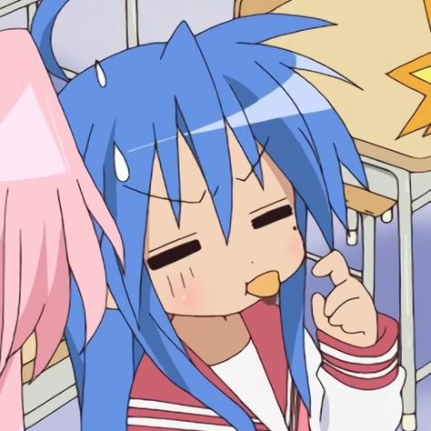 Happy Anime Icon, Konata Izumi Pfp, Konata Pfp, Lucky Star Matching Pfp, Konata Izumi Icon, Lucky Star Pfp, Izumi Lucky Star, Lucky Star Konata, Lucky Star Anime