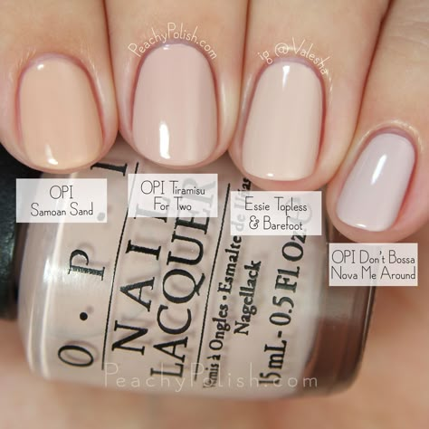 Opi Tiramisu For Two, Tiramisu For Two, Samoan Sand, Nail Polish Opi, Infinity Nails, Nail Polish Swatches, Nude Nail Polish, Nude Nail, Nail Care Routine