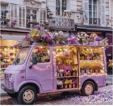 Flower Shop Design, Take What You Need, Flower Truck, Lake Food Ideas, Boquette Flowers, Flower Business, Flower Cart, Boat Food, Flower Store