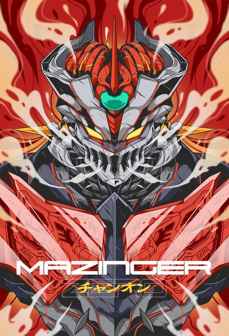 [Mazinger zero] on Behance Super Robot Taisen, Japanese Robot, Sci-fi Armor, Arte Robot, Cyberpunk Character, Gundam Art, Mecha Anime, Super Robot, Giant Robots