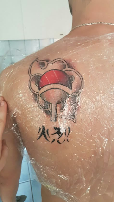 Uchiha clan representing a strong family bond My 1st Tattoo by phresh Ink on the gold coast Uchiha Clan Tattoo, Clan Tattoo, Dark Mark Tattoos, Ems Tattoos, Nerd Tattoo, Full Arm Tattoos, One Piece Tattoos, Naruto Tattoo, Owl Tattoo Design