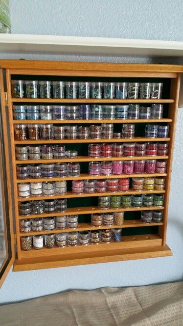 Bead storage. Golf ball showcase repurpose as seed bead storage. Seed Bead Storage Ideas Organizations, Seed Bead Organization Ideas, Seed Bead Organization, Beads Storage Ideas, Bead Storage Ideas Organizations, Beading Organization, Jewelry Tools Organization, Seed Bead Storage, Jewelry Supplies Organization