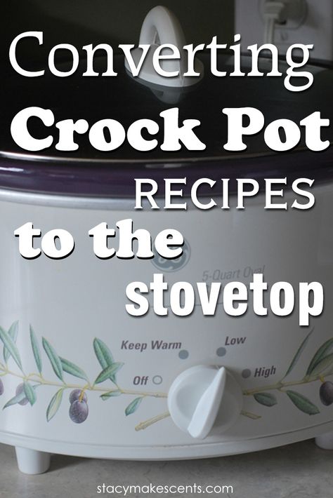 Converting Crock Pot Recipes to the Stove-Top and Oven - Humorous Homemaking Homemaking Recipes, Gluten Free Slow Cooker Recipes, Cooking Substitutes, Freezer Recipes, Cooking Substitutions, Crock Pot Recipe, Homemade Mixes, Crock Pot Recipes, Crockpot Recipe