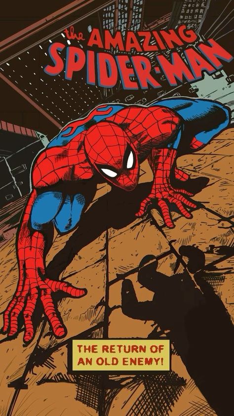 Spider Man Comic Wallpaper, Spiderman Comic Wallpaper, Spiderman Comic Covers, Comic Spiderman, Comic Book Wallpaper, Spiderman Comic Books, Marvel Phone Wallpaper, Spiderman Poster, Spiderman Wallpaper