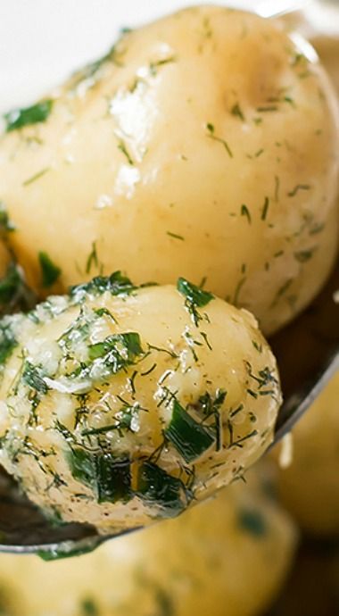 Potatoes With Dill, Baby Potato Salad, Potato Ideas, Baby Potato, Dill Recipes, Potato Side Dish, Garlic Potatoes, Potato Recipes Side Dishes, Potato Sides