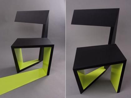 / Illusion Chair, Atomic Furniture, Crazy Chairs, Simple Chair Design, Origami Furniture, Unique Chairs Design, Contemporary Seating, Futuristic Furniture, Unique Chair