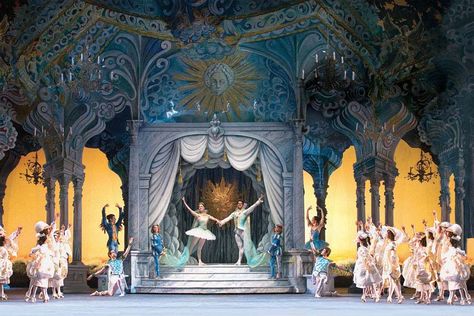 Fairy tale ballet | and if you prefer your fairy tales ballet style isntead of dark comic ... Sleeping Beauty Ballet, Theatre Backdrops, A Night At The Opera, Set Design Theatre, American Ballet Theatre, Ballet Theater, Art Costume, Theatre Design, Theatre Set