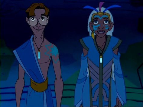 Milo & Kida - Atlantis The Lost Empire Milo Atlantis, Atlantis Kida, Milo And Kida, Disney Atlantis, Kida Atlantis, Atlantis The Lost Empire, Underwater City, Animated Man, Walt Disney Animation