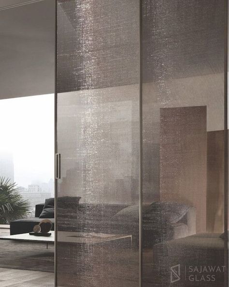 Mesh Glass Partition, Mesh Closet Door, Metal Mesh Glass Door, Fabric Sandwiched Glass Wardrobe, Fabric Glass Door, Mesh Wardrobe Doors, Metal Mesh Doors, Glass Sliding Partition Design, Laminated Glass Design