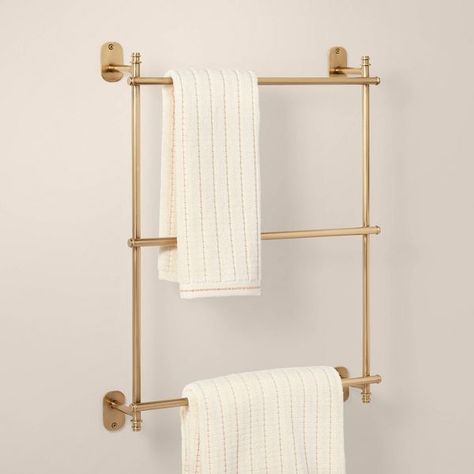 Towel Bars In Bathroom Ideas, Towel Bars In Bathroom, Heated Towel Bar, Metal Ladder, Blanket Rack, Towel Ladder, Wall Mounted Towel Rack, Ladder Rack, Towel Radiator