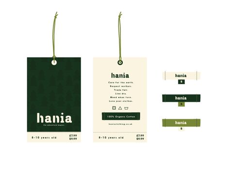 Hanging Tag Design, Clothing Hang Tag Design, Clothing Tag Design Ideas, Price Tag Design Clothing, Cloth Tag Design, Price Label Design, Hang Tag Design Clothing Labels, Clothing Logo Design Creative, Clothing Tags Design