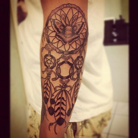 Side of arm Elbow Tattoo, Elbow Tattoos, Sleeve Tattoo, Dream Catchers, Dreamcatcher Tattoo, Tattoos And Piercings, Sleeve Tattoos, Dream Catcher, Tattoos