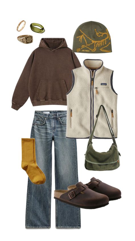 Camp Fits, Granola Girl Outfits, Granola Style, Granola Outfits, Thrift Inspo, Outfit Inspired, Granola Girl, Swaggy Outfits, Fall Fits