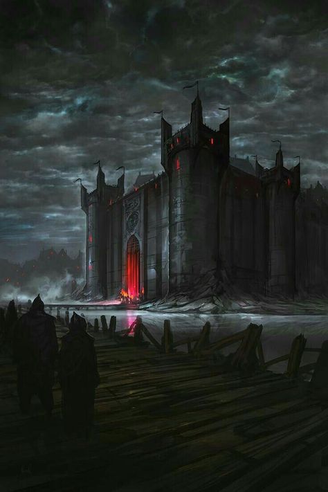 Dark Castle, Heroic Fantasy, 다크 판타지, Fantasy City, Fantasy Castle, Fantasy Setting, Fantasy Places, Fantasy Concept Art, 판타지 아트