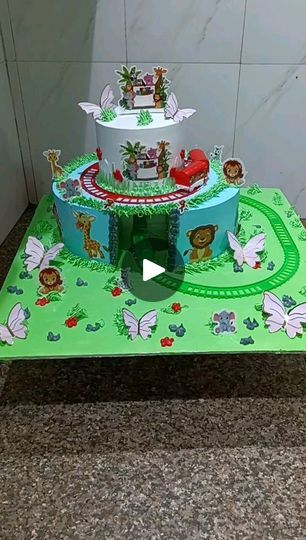 Tunnel Train Cake, Train Bday Cake, Moving Train Cake Ideas, Train Cakes For Boys, Cake With Train, Train Cake Ideas, Train Theme Cake, Train Birthday Party Cake, Cake Train