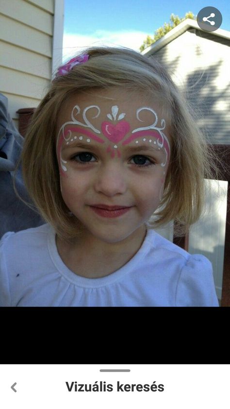 Kids Face Painting Easy, Easter Face Paint, Easy Face Painting Designs, Elsa Face, Princess Face Painting, Fairy Face Paint, Festival Face Paint, Face Painting Tips, Cheek Art