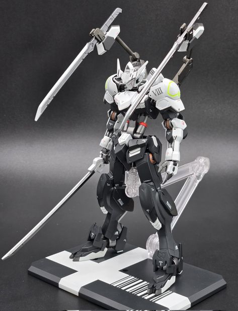 Gundam Kitbash, Barbatos Gundam, Play Arts Kai Action Figures, Mecha Reference, Cyberpunk Game, Tech Armor, Play Arts Kai, Robot Design Sketch, Gundam Barbatos