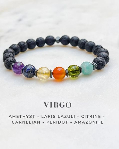 Chakra Bracelet Diy, Crystal Bracelets Diy, Mystic Spiritual, Zodiac Bracelets, Zodiac Jewellery, Crystal Healing Chart, Healing Crystals For You, Chakra Healing Stones, Healing Stones Jewelry