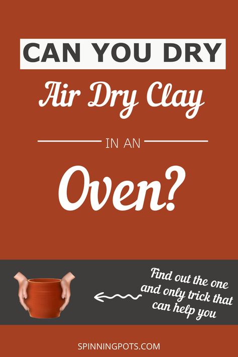 Eager to create something beautiful but worried about the drying process of air-dry clay? Discover the secret of using your oven to dry air-dry clay! Learn the perfect temperature, timeframe and techniques to create the most beautiful, long-lasting pottery, all with the help of your home oven. Dive into our detailed guide, 'Can You Dry Air-Dry Clay In The Oven? - Spinning Pots', and unlock the full potential of your air-dry clay creations. Bake Clay, Coil Pottery, Silicone Baking Sheet, Coil Pots, Baking Clay, Dry Air, Fire Hazard, Pinch Pots, Silicone Baking Mat