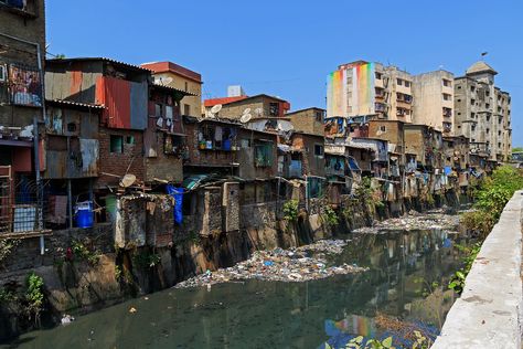 Informal Settlement, Dam Construction, Shanty Town, Public Private Partnership, Photo Banner, Poster Pictures, Mumbai India, Transportation Services, Urban Area