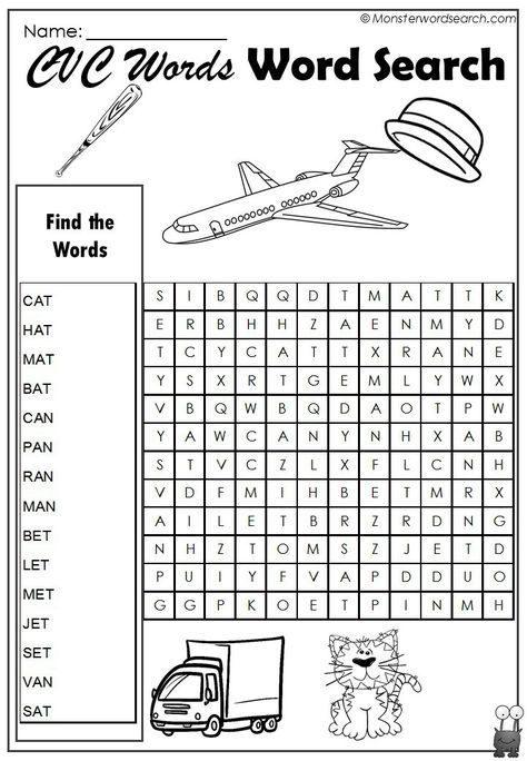 cvc word search Word Search Kindergarten, Cvc Word Search, Homework Folders, Ccvc Words, Phonics Chart, Free Printable Word Searches, Cvc Worksheets, Cvc Words Worksheets, Cvc Words Kindergarten