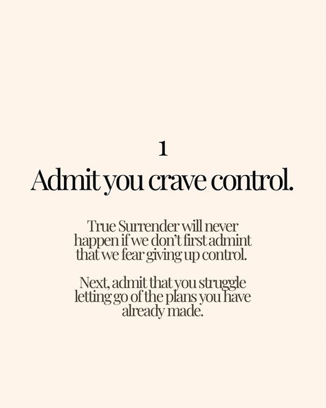 Surrender is so hard. We naturally want 3 things in life… 1) Self Preservation 2) Trusting our instincts 3) Control of outcome None of these 3 instinctual human behaviors will line up with a life surrendered to God’s will. We find our biggest blessings on the other side of our surrender. #surrender #plannerlife #selfpreserving #humanbehavior #christianwomanhood Trust And Surrender, How To Surrender, Surrender To God Image, 2025 Word, Surrender Quotes, Surrendering To God, Self Preservation, Godly Wisdom, Surrender To God
