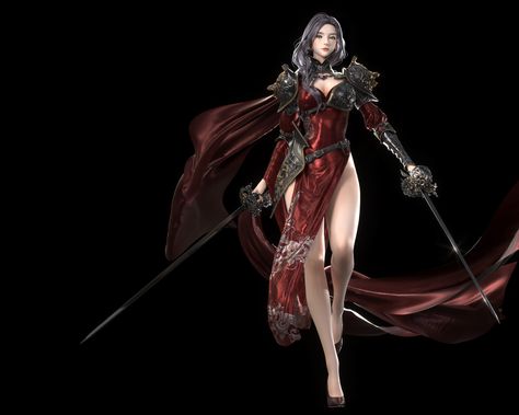 Red Armor, Ashe League Of Legends, Armor Dress, Fighter Girl, Subwoofer Amplifier, Home Theater Speakers, Female Knight, Warrior Girl, Game Character Design