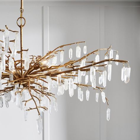 Antler chandelier dining room