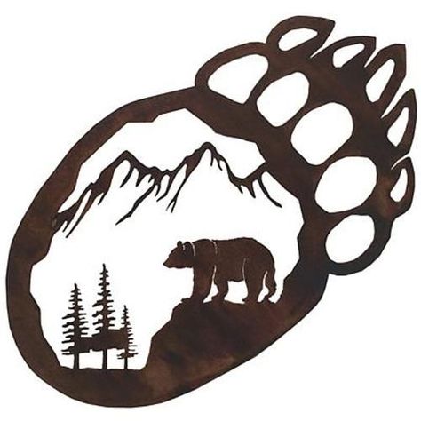 1000+ ideas about Bear Paws on Pinterest | Bear Paw Quilt ... - ClipArt Best - ClipArt Best Mountain Cabin Decor, Wood Burning Stencils, Rustic Metal Wall Art, Mountain Decor, Wood Burning Crafts, Metal Tree Wall Art, Wood Burning Patterns, Wood Burning Art, Scroll Saw Patterns