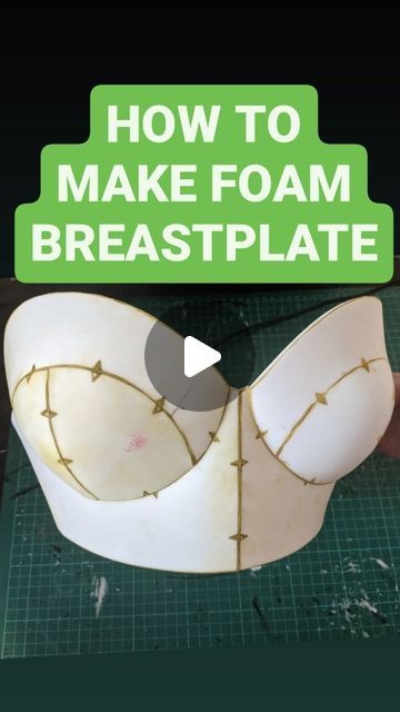 Foam Breastplate, How To Make Foam, Cosplay Tutorial, Eva Foam, A Box, Glue, Heat, How To Apply, Let It Be