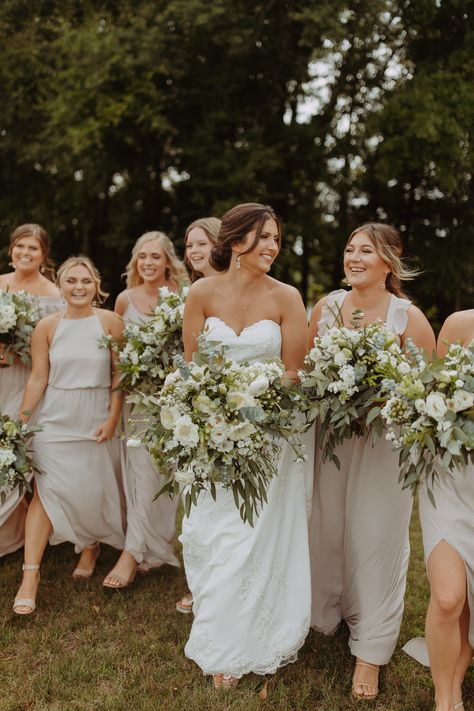 Pale Grey Bridesmaid Dresses, Dove Gray Bridesmaid Dresses, Dove Grey Bridesmaid Dresses, Light Grey Bridesmaid Dresses, Show Me Your Mumu Bridesmaid, Mumu Bridesmaid Dresses, Single Forever, Grey Bridesmaids, Hill Wedding