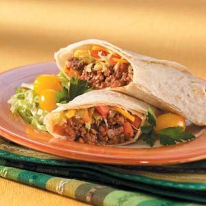 Taco Seasoning Mexican Main Dishes, Healthy Mix, Salad Wraps, Shredded Lettuce, Cooking For Two, Taco Salad, Plum Tomatoes, Quick Healthy, Wrap Recipes