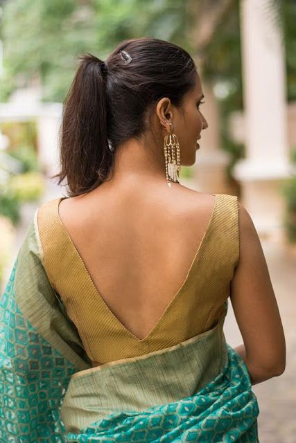 25 Latest Silk Saree Blouse Designs for wedding season | Bling Sparkle Sleeveless Blouse Designs, House Of Blouse, Saree Bollywood, Backless Blouse Designs, Blouse Back Neck Designs, Sari Blouse Designs, Indian Saree Blouse, Silk Saree Blouse Designs, Elegant Blouse Designs