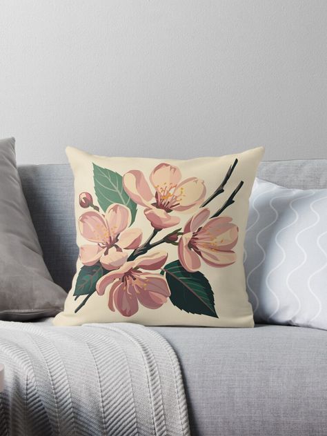 Get my art printed on awesome products. Support me at Redbubble #RBandME: https://www.redbubble.com/i/throw-pillow/Pink-Sakura-Blossom-Flower-Artwork-by-Collision19/156859818.5X2YF?asc=u Pink Sakura, Pillow Pink, Flower Artwork, Blossom Flower, Pillow Sale, My Art, Awesome Products, Blossom, Throw Pillow