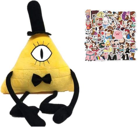 Bill Cipher Plush, Gravity Falls Bill Cipher, Gravity Falls Bill, Kawaii Disney, Anime Games, Monster Toys, Children Cartoon, Kawaii Christmas, Cartoon Toys