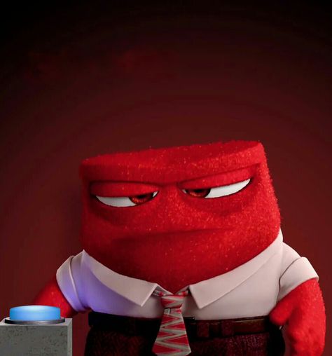 pixar inside out Anger Inside Out Profile Pic, Angry Inside Out, Icones Instagram, Pixar Inside Out, Disney Inside Out, 2015 Movies, Pinturas Disney, Pixar, Anger