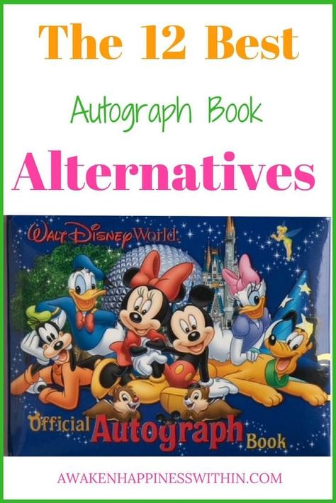 Are you looking for a unique souvenir? Are you running out of room for all of the autograph books from previous Disney trips? Having characters sign these alternatives to autograph books is guaranteed to put a smile on your face long after your trip is over. Unique Autograph Ideas For Disney, Disney Autograph Ideas, Disney World Autograph Book, Disneyland October, Autograph Ideas, Signing Ideas, Disney Signatures, Disney Characters Signatures, Disney Autograph