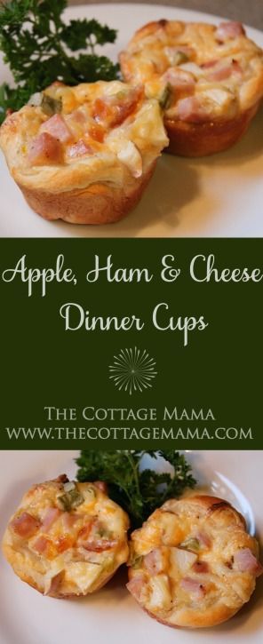 Ham Dinner, Cheese Dinner, Ham And Cheese Sandwich, Apples And Cheese, Easy Party Food, Ham Recipes, Pork Dishes, Ham And Cheese, The Cottage