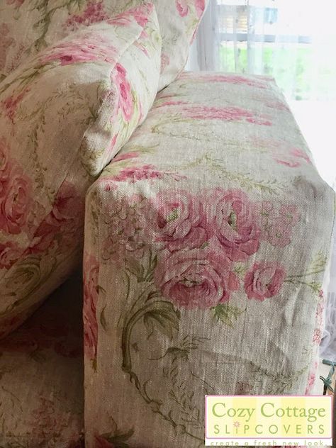 Cozy Cottage Slipcovers Shabby Chic Lounge, Shabby Chic Slipcovers, Cottage Core Home, Custom Slipcovers, Nautical Colors, Shabby Chic Bedrooms, Hearth And Home, Furniture Slipcovers, Boho Room