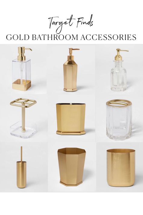 Bathroom Accessories curated on LTK Amazon Bathroom Decor, Guest Bathroom Essentials, Bathroom Accesories, Neutral Bathroom Decor, Bathroom Accessories Design, Chic Bathroom Decor, Gold Bathroom Decor, White Bathroom Accessories, Bathroom Decor Colors