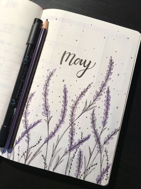 Work Bujo, Lavender Theme, Bullet Journal Month, Bullet Journal Page, Bullet Journal Paper, Bullet Journal Mood, Bullet Journal Aesthetic, Bullet Journal Diy, Bullet Journal Notebook