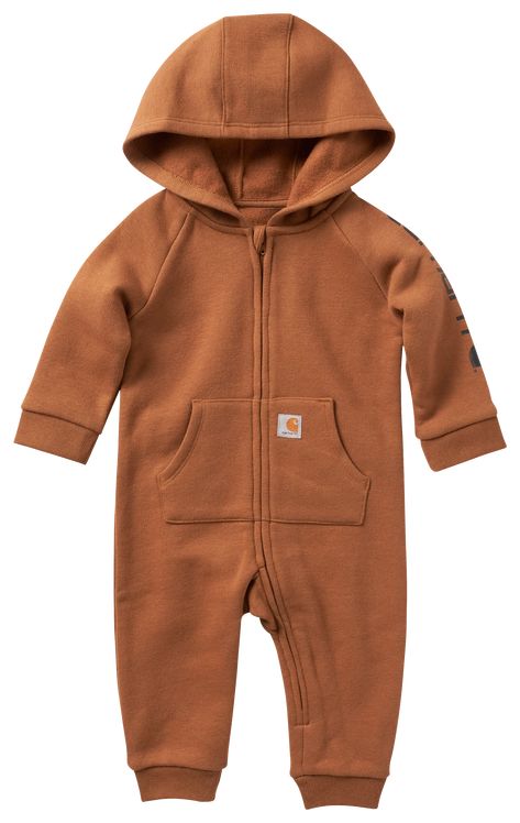 Carhartt Fleece Full-Zip Long-Sleeve Coveralls for Baby Boys | Cabela's Carhartt Baby Boy, Carhartt Coveralls, Carhartt Fleece, Carhartt Long Sleeve, Carhartt Logo, Boys Fleece, Boys Long Sleeve, Gift List, Baby & Toddler Clothing