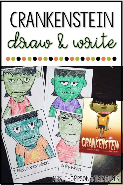 Crankenstein Activities, October Classroom, October School, Halloween Lesson, Cute Story, October Activities, Halloween Kindergarten, Halloween Writing, Halloween Classroom