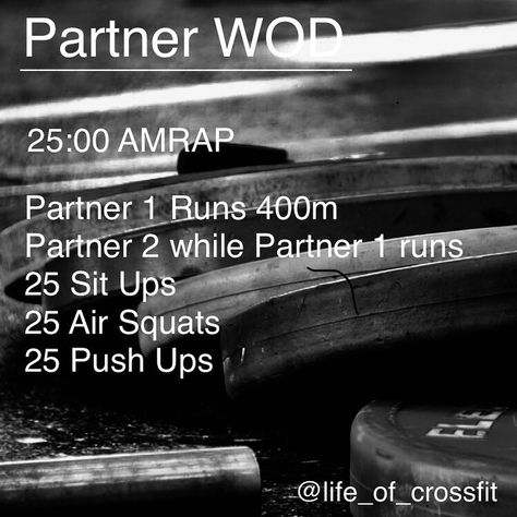 Crossfit Workouts Team Of 2, Partner Wod Crossfit You Go I Go, Christmas Wods Crossfit, Partner Cardio Workouts, Partner Workout Crossfit, Crossfit Partner Workouts, Partner Wod Crossfit, Amrap Workouts, Metcon Workout