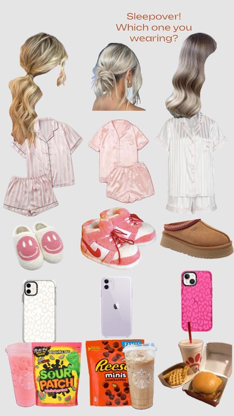 #sleepoverinspo #beauty #famous #fypp which one you wearing to sleepover? 😻 first middle last? 🐆 What To Wear To A Sleepover, Pajama Day Ideas, Sleepover Fits, Sleepover Stuff, Sleepover Outfit, Sleepover Essentials, Sleepover Tips, Mean Girls Movie, Preppy Things