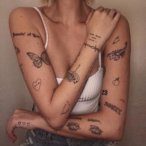 Word Tattoos On Arm, Many Tattoos, Butterfly Tattoo Meaning, Inspiration Tattoos, Dainty Tattoos, School Tattoo, Dope Tattoos, Little Tattoos, Simplistic Tattoos