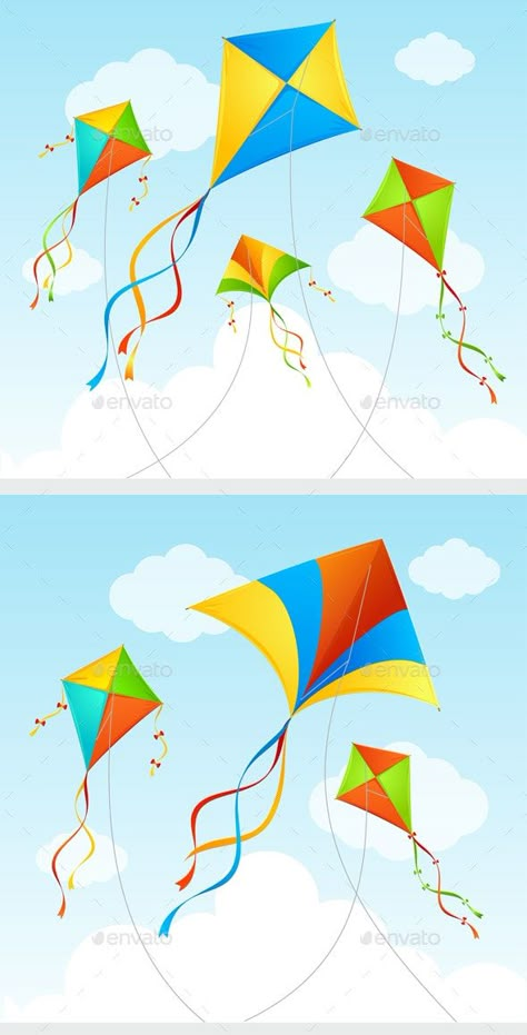 Birthday Board Classroom, Art Deco Design Graphics, Kite Designs, Dancer Painting, Kite Festival, Night Sky Painting, Sky Summer, Music Drawings, Wall Drawing