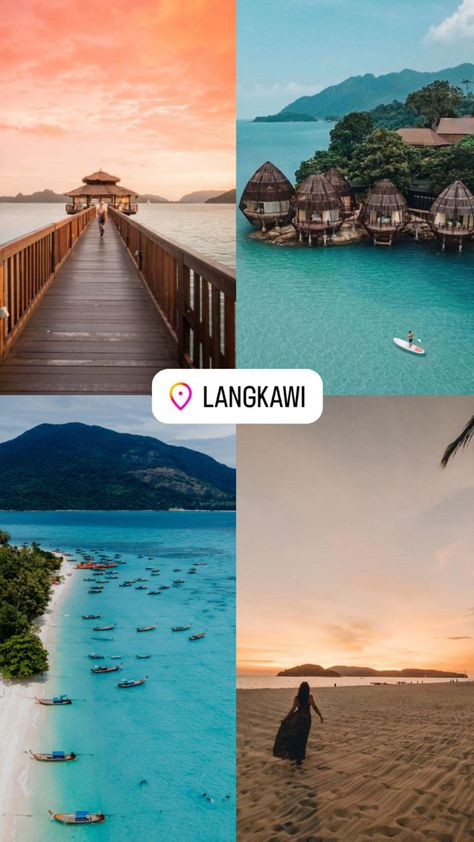 Discover Langkawi, Malaysia’s tropical paradise! Stroll along the powdery white sands of Pantai Cenang, take a thrilling cable car ride to the peak of Gunung Mat Cincang for panoramic views, and explore the mysterious legends surrounding the mystical Langkawi Sky Bridge. Dive into the vibrant marine life at Pulau Payar Marine Park, or unwind in the serene waters of the Andaman Sea. #Asia #Malaysia #IslandLife Langkawi Malaysia, Sky Bridge, Malaysia Travel, Dream Vacations Destinations, Cable Car, Travel List, Car Ride, The Peak, Tropical Paradise