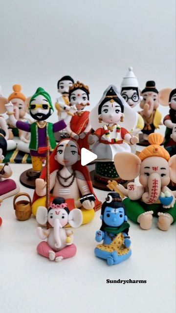 Indian Miniature, Miniature Artist, Indian Dolls, Clay Miniatures, Tiny Dolls, April 16, Miniature Figurines, Doll Houses, Artist On Instagram